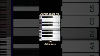 Ankh mare ye ladki aankh mare song play on real piano gameviralhorts anshartxyz [upl. by Bamberger]