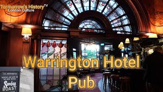 Exploring the Warrington Hotel and Pub food drinks restaurant dining in London Tomorrows History [upl. by Robinia]