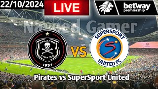 Orlando Pirates Vs SuperSport United Live Match Today Betway Premiership [upl. by Ahsilek933]