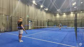 Padel Div 1 LPL LKPG  Harring Fogel vs Villius Bergström  Set 3 46  241014 [upl. by Bubb]