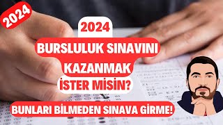 2024 Bursluluk Sınavı Nasıl Kazanılır Kazanmak İsteyen Bunları Mutlaka BİLMELİ [upl. by Springer772]