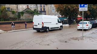 Inondations à Bourg Argental le 17 octobre 2024 [upl. by Bivins]