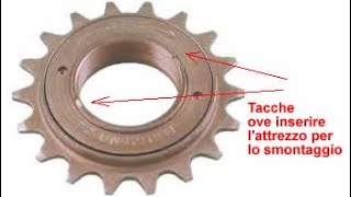 Smontaggio ruota libera inchiodata [upl. by Chiquita]