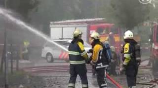 Groot alarm voor woningbrand in t Zandt [upl. by Nya]