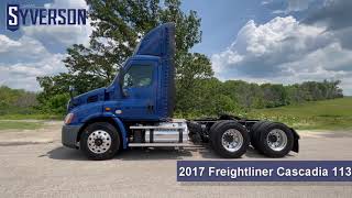 2017 Freightliner Cascadia 113 Day Cab Walkthrough Video [upl. by Nagek]