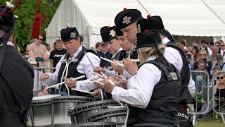 Equal 1st for Portlethen amp District Pipe Band in Grade 1 bands comp at 2023 Aberdeen Highland Games [upl. by Mirilla953]