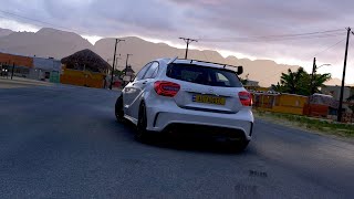 MERCEDES BENZ A45 AMG WITH POPS🔥💥Chill drive at Forza Horizon 5👌🏻 [upl. by Labina]