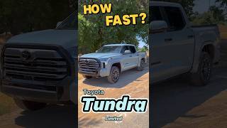 How Fast is the Toyota Tundra [upl. by Idok]