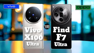 Vivo X100 Ultra vs Oppo Find X7 Ultra full comparison video review Prtech [upl. by Leunam885]