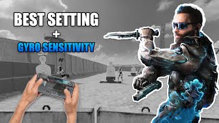 Best Setting and Gyro scope Sensitivity🔥  BLOOD STRIKE  Intense Gameplay [upl. by Beaufert]