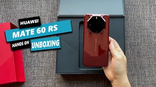 Huawei Mate 60 RS Unboxing in Hindi  Price in India  Hands on Review [upl. by Ydnim]