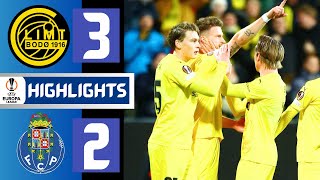 🟡FK BodøGlimt vs FC Porto 32 HIGHLIGHTS  Europa League [upl. by Asilam62]