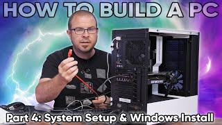 How to Set Up a New Gaming PC  How To Build a PC Part 4 [upl. by Ardnael]