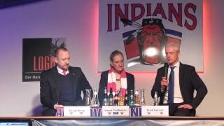 Pressekonferenz EC Hannover Indians  EHC Neuwied am 11032016 PO1 [upl. by Notfol323]