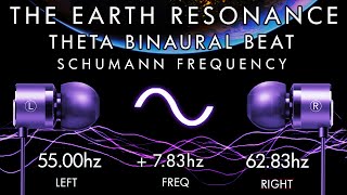 The 783hz Earth Resonance  Theta Binaural Beat Schumann Frequency [upl. by Erbma409]