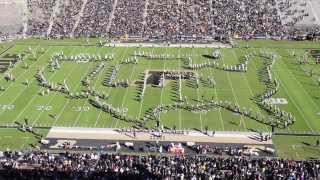 Purdue quotAllAmericanquot Marching Band Military Tribute Show Nov 9 2013 [upl. by Laird]