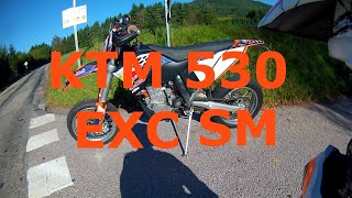 KTM EXC 530 SUPERMOTARD RedBull edition with Akrapovič [upl. by Eemyaj]