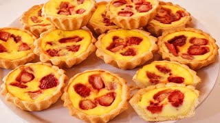 Delicious mini tarts recipe Tartlets tart recipe desserts to make at home [upl. by Ruyam328]