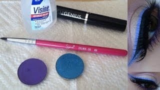 HOW TO Turn eyeshadow into eyeliner 2 ways [upl. by Piero42]