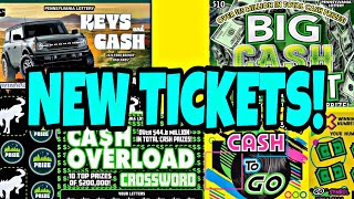 NEW PA LOTTERY SCRATCH OFF TICKETS MAY 2024 RELEASE lottery scratchers [upl. by Eynenihc]