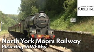 The North York Moors Railway from Pickering to Whitby [upl. by Ailana670]