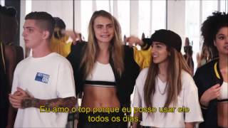 Making Of Cara Delevingne para DKNY campanha CaraD4DKNY Legendado PTBR  Cara Delevingne Brasil [upl. by Yenaffit]