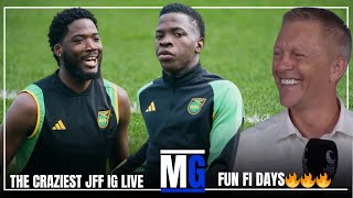 This is funny 😂😂 Dixon vs Boza Dance OFF  Reggae Boyz Vybing After Training [upl. by Churchill]