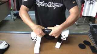 How to change the patella guard on a TLD Catalyst X Knee Brace [upl. by Aura307]