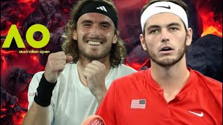 Taylor Fritz vs Stefanos Tsitsipas  Australian Open 2024 [upl. by Garibull]