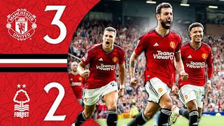 An Important Comeback Win 💪  Man Utd 32 Nottingham Forest  Highlights [upl. by Roshan]