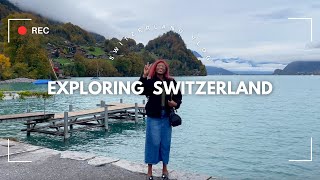 Solo Travel  Switzerland  Exploring Iseltwald  Lake Brienz  visiting Crash Landing on You Pier [upl. by Rafaela906]