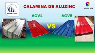 ALUZINC TR4 VS ALUZINC TR5 CALAMINA CALAMINON TERMOTECHO CONFAGV [upl. by Pricilla550]