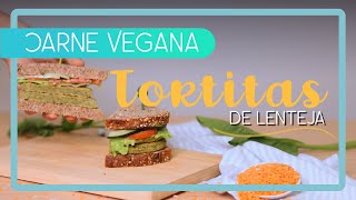 Tortitas de lenteja o Hamburguesa de lenteja vegana🌱  Fácil  Saludable  Subtítulos en español [upl. by Collbaith220]