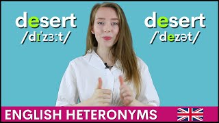 Learn the English Heteronym DESERT with Pronunciation and Practice Sentences [upl. by Marketa]