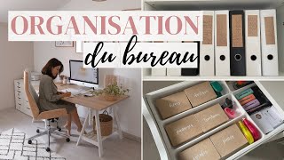 Organisation et rangement du bureau pour la rentrée  DIY [upl. by Eamaj632]