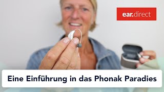 Phonak Paradise Hörgeräte  Erfahrungs und Testbericht  eardirect [upl. by Nemzzaj714]