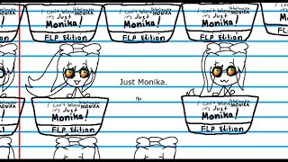 I made just monika from snb into an flpfanmade sayoris notebook flp [upl. by Lesko]