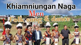 Khiamniungan Naga Men Traditional Folk Song amp Dance Kingniu village Noklak District Nagaland [upl. by Innej]