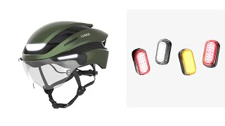 Lumos Ultra EBike Helmet amp Firefly Mini Lights RideLumos [upl. by Bourne807]