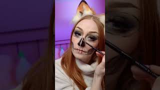 Halloween Skull Makeup ☠️ halloween2024 Halloweenmakeup [upl. by Batty]