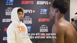 Shakur Stevenson GIVES Abdullah Mason a MILLION DOLLAR advice after getting KNOCKDOWN 2X [upl. by Aisya]