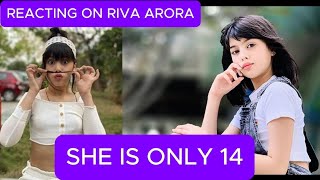 Reacting to riva aroraand try to find her age🥴🥴 [upl. by Adnek]