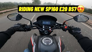 Should you buy SP160 BS7 in 2024  New Honda SP160 Ride [upl. by Myrilla]