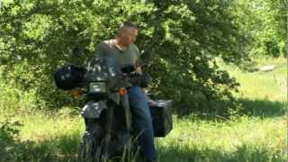 Kawasaki 650 KLR Pannier Review [upl. by Ylak]