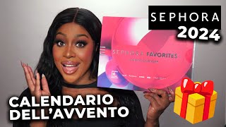 CALENDARIO DELLAVVENTO SEPHORA FAVORITES 2024 🎁 [upl. by Neel]