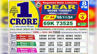 5112024800 baje ka result nagaland state lottery [upl. by Rhett740]