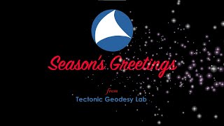 Seasons greetings from Tectonic Geodesy Lab  Santa as Seismologist  Greetings on seismic waveform [upl. by Blas]