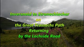 Inversnaid to Stronachlachar on the great Trossachs Way 12823 [upl. by Kawai189]