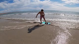 Breaking in new Exile Skimboard at Aldinga [upl. by Ela]