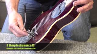 G Sharp Guitar Double Action Vibrato  Installation Instructions [upl. by Nanoc]